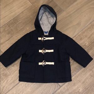 Baby Gap Toggle Hoodie Coat; 6-12M